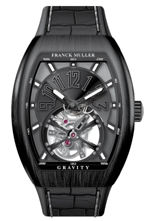 Buy Franck Muller Vanguard Gravity Tourbillon Brushed Black Titanium Replica Watch for sale Cheap Price V 41 T GRAVITY CS NR BR (TT) (NR NR TT) - Click Image to Close